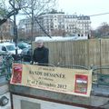 Salon de la bande dessinée - pose de banderoles