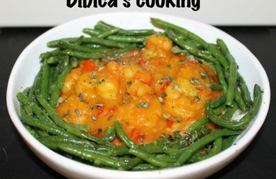 Curry de crevettes {au i-Cook'in}
