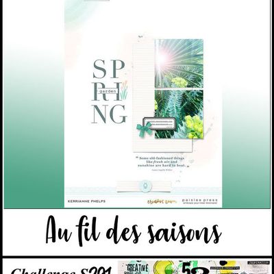 Challenge S 291 : "Au fil des saisons"