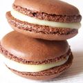 Macarons au chocolat