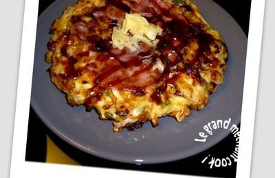 Okonomiyaki ou crêpe japonaise