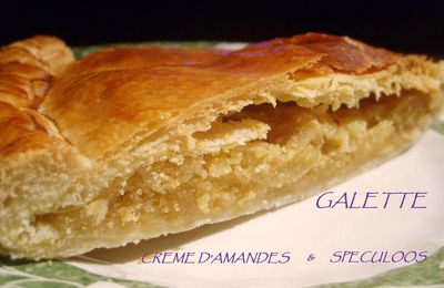 Galette Crème d'Amandes & Spéculoos