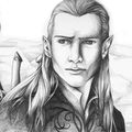 Dessins de Legolas et Arwen
