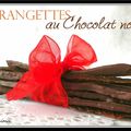 Orangettes au chocolat noir...