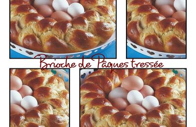 Brioche de Pâques tressée