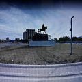 Rond-point à Skopje (Macédoine)