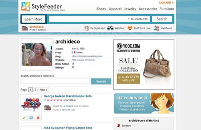 StyleFeeder, social shopping déco