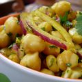 Salade de Pois-chiches au Curcuma