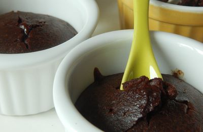 Fondant au chocolat (sans gluten, sans lactose)