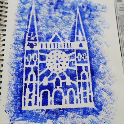 architecture travail sur la cathédrale 