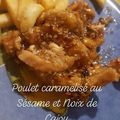 Poulet🐔  Caramélisé au Sésame et Noix de Cajou