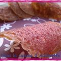 Tuiles aux framboises