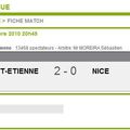 16ème de finale (coupe de la ligue) : ASSE - NICE