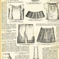 Dessous féminin 1900 vintage