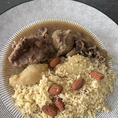 Tajine de joues de porc aux poires