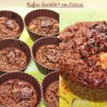 Muffin chocolat au son d'avoine