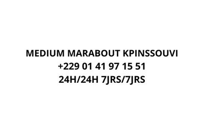 CONTACT DU MAÎTRE MARABOUT KPINSSOUVI 