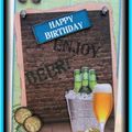 Carte "Happy Birthday"