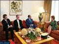La présidente lettone s'entretient avec le président du CORCAS 
