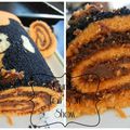 Gateau d'Halloween + vidéo tutoriel pour réalisé un gateau roulé imprié d'Halloween