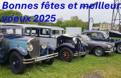 Bonnes fêtes de fin d'année et meilleurs voeux 2025 
