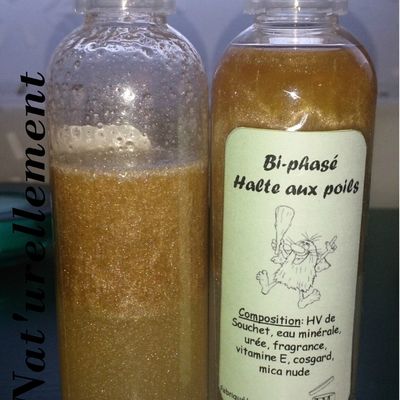 Bi-phasé Halte aux poils