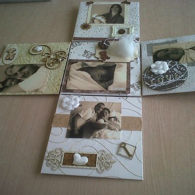 1er essai en scrapbooking