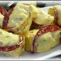 ღ " Miam " Petits flancs Poivron et Salami { entre autre }