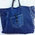 Sac Sardine & Cie Jean et Pois