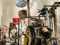 Niki de Saint Phalle , Jean Tinguely, Pontus Hulten, Grand Palais , Paris