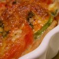 Tarte rustique Tomates - Courgettes - Mozzarella