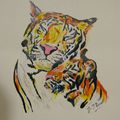 peinture tigre