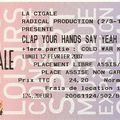 Clap Your Hands Say Yeah / Cold War Kids / Elvis Perkins - Lundi 12 Février 2007 - La Cigale (Paris)