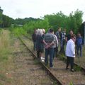 Visite sur la voie ferrée au nord de Casteljaloux, avec TTVG