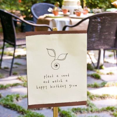 Anniversaire très nature