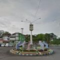 Rond-point à Bengkulu (Ile de Sumatra)