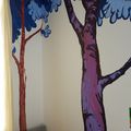 Multicolor forest in the kids' room