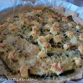 Tarte basilic-courgettes-kiri