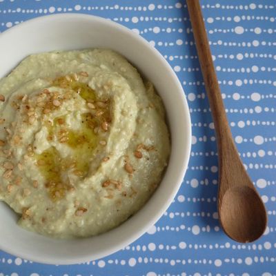 Crème de fèves au tahin