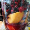 Smoothie melon/fruits rouges pour Marie-Laure