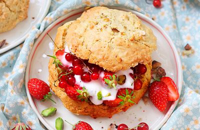 Healthy shortcakes au lait de coco