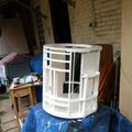Corps blanc et front logic display
