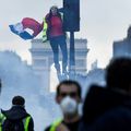 Les « Gilets jaunes »..Paris le 24 novembre 2018..