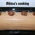 Bûche aux Ferrero® Rochers au i-Cook’in