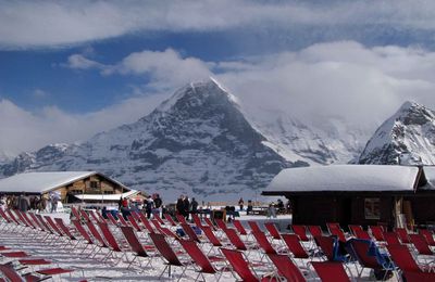 pas le temps de s'arrêter: on retourne skier, on