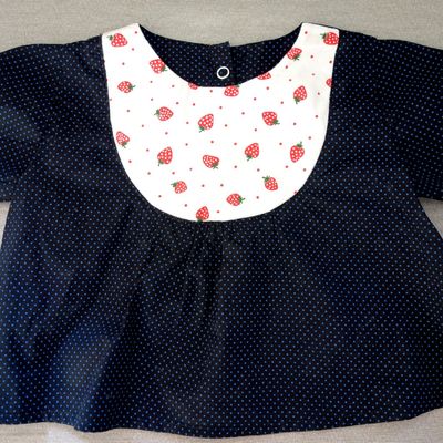 Haut fraise 6 mois - tuto personnel