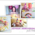 Joyeux anniversaire Justine!