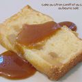 Gâteau léger aux deux citrons, caramel au beurre salé ou Salidou