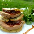 Millefeuilles de tuiles au Foie Gras