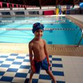 Ali à l'école de natation